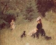 Berthe Morisot Meadow oil painting artist